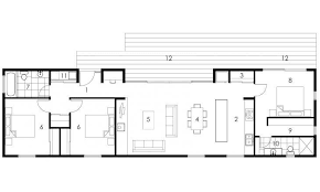 Simple rectangle ranch home plans review, custom log home plan designs achieve the comforts one requires for simple. Rectangle House Plans Porch Plan Ranch House Plans 176120