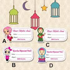 Perayaan ultah anak merupakan salah satu hal yang perlu dilakukan persiapan, baik itu dari segi tempat, makanan dan perlengkapan lain. Jual Stiker Nama Sampul Buku Tulis Tema Muslimah Anak Sholeh Sholihah Kab Banyumas Kreatif Digital Printing Tokopedia
