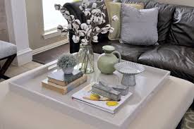 23 Ways To Decorate With Light Grey That Add Sophistication To Your Decor Large Ottoman Tray Ottoman Decor Ottoman Tray
