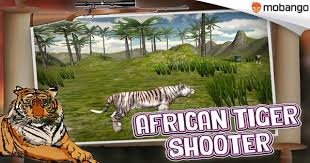 African Tiger Shooter 3d Most Addictive Shooting Game For Your Tablet Or Smartphone You Will Feel Like A Real Tige African Tiger Shooting Games Shooters