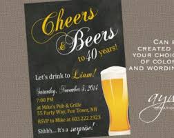 5x7 Cheers Beers Party Invitation Editable Template Microsoft Word F 40th Birthday Party Invites 50th Birthday Invitations Printable Birthday Invitations