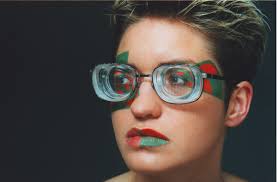 Myopic Deborah: Deborah with thick glasses