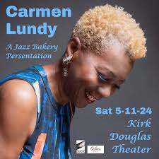 The Jazz Bakery is excited to present Grammy® Nominated jazz singer,  composer and arranger Carmen Lundy! She will be joined by pianist Julius  Rodriguez, bassist Ben Williams, drummer Terreon Gully, and guitarist