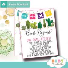 He used what he's learned from our desert sensory bin and animal lessons to help him with this. Succulent Fiesta Book Request Cards D381 Baby Printables