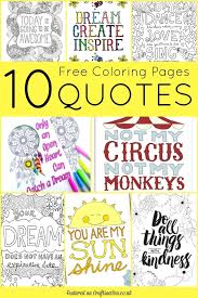 Included into beautiful and … 10 Free Coloring Pages For Adults Quotes Crafts On Sea