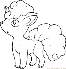 This is a tabulated leveling chart of the amount of experience vulpix requires to advance per level. Alola Vulpix Pokemon Sun And Moon Coloring Page For Kids Free Pokemon Sun And Moon Printable Coloring Pages Online For Kids Coloringpages101 Com Coloring Pages For Kids