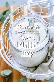 I've put together 3 laundry soap recipes. Homemade 5 Minute Powder Laundry Soap Live Simply