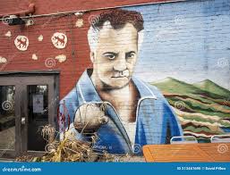 Autorretrato De Frank Campagna Na Parede Externa Do Pátio De Rosso Da Cana  Em Ellium Profundo Em Dallas Texas. Imagem Editorial - Imagem de mural,  italiano: 213461695