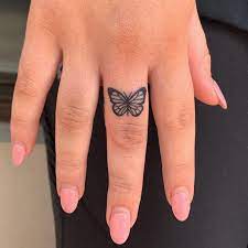 Rate This Finger Small Butterfly Tattoo 1 To 100 Butterfly Tattoos For Women Small Butterfly Tattoo Butterfly Tattoo