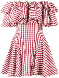 House Of Holland Gingham Off Shoulder Dress Houseofholland Cloth Dress Fashion Kpop Fashion Outfits Clothes Design