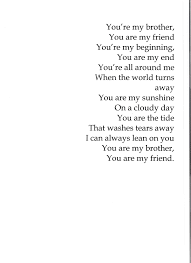 I Wish My Brother Were Here Today So That I Could Give This To Him I Miss Him Every Day It S Been Five Years Sister Quotes My Brother Quotes Brother Quotes