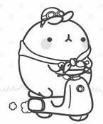 Book pages molang coloring page. Coloring Pages Molang Morning Kids