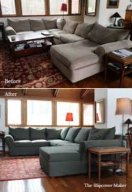 4 Money Saving Tips For Slipcovering Your Sectional Sectional Slipcover Sectional Couch Cover Diy Couch Cover