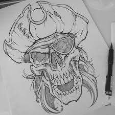 Drawing Ideas Pencil Skull 39 Best Ideas In 2020 Pirate Skull Tattoos Skulls Drawing Pirate Art