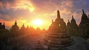 Amazing View of Borobudur Temple : stockowe wideo (100 ...