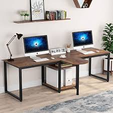 The office desk has long. 94 5 Inch Two Person Desk Extra Long Rustic Computer Desk With Storag Furniturehouz