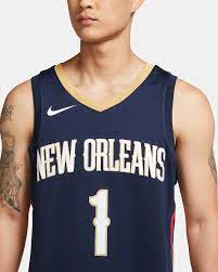 Zion williamson 1 nba tank top jersey blue red new orleans l vxm7843f. Zion Williamson Pelicans Icon Edition 2020 Nike Nba Swingman Jersey Nike Lu