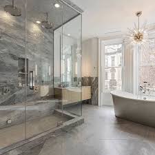 Rain Shower And A Stand Alone Tub Features I Would Love In My Master Bath By Heartfelt T Contemporary Master Bathroom Bathroom Design Luxury Luxury Bathtub