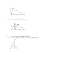 Transcribed image text from this question. Unit 7 4 Similar Triangles Junior High Math Virtual Classroom