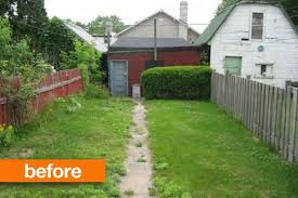 Before After Empty To Lush Backyard Small Backyard Landscaping Small Backyard Ponds Backyard