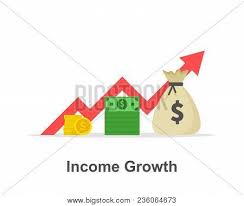 Income Growth Chart Vector Photo Free Trial Bigstock