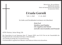 All the info, statistics, lineups and events of the match Traueranzeigen Von Ursula Gornik Trauer Im Vest