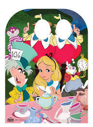 Wonderland and the looking glass. Alice In Wonderland Disney Child Size Stand In Cardboard Cutout