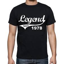 Birthday T Shirt Ideas For Men Birthday Gifts For Him 1978 T Shirts Men Vintage Black T Shirt Rounded Neck Mens T Shirt Affordable Organic T Shirts Beautiful Designs Mens Tshirts Birthday Gift For Him Birthday Tshirts