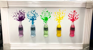 A very unique wood puzzle coke bottle circa 1970s, game for kids and adults a conversation piece. 3d Coca Cola Multi Colour Resin Framed Wall Art By Sarah Clayton 3d Coke Bottles 3d Wall Art