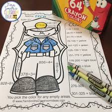 Are You Teaching Community Helpers Here S A Lot Of Math Color By Numbers To Match Your Careers Or Community Helper Units Math Coloring Fern Smith S Classroom Ideas Community Helpers