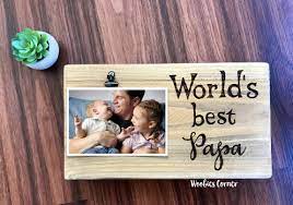 Gift for papa grandchildren photo collage plaque. Worlds Best Papa Papa Gifts Papa Picture Frame Gifts For Papa Fathers Day Gift Papa Photo Frame Wood Picture Frame Worlds Best Sign Diy Gifts For Dad Wood Burned Gifts Diy