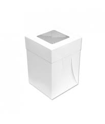 This cake box is made of ivory board, it has window and ribbon, very suitable for take out. Extra Tall Cake Box With Window 10 12 High