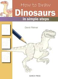 How to draw carnotaurus fully body. How To Draw Dinosaurs In Simple Steps Amazon De Palmer Dandi Fremdsprachige Bucher