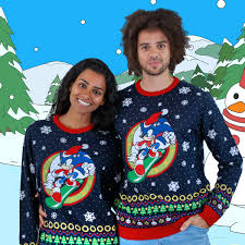 Sega Shop On Twitter Have You Seen Our Brand New Christmas Jumper Featuring Our Favourite Snowboarding Blue Blur Sonic It S The Perfect Addition To Any Sonic Fans Winter Wardrobe