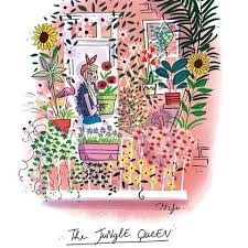 Un Rayon De Soleil Tous Au Jardin Et Vous Quelle Jardiniere Etes Vous Fashion Art Illustration Jungle Queen Illustration Art