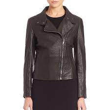 Weekend Max Mara Angizia Leather Jacket Clothes Design Zipped Leather Jacket Leather Jacket