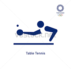For the very first time, table tennis was featured in the olympic games, held in seoul, south korea: Table Tennis Pictogram Tokyo 2020 Olympics Pictograms Vector Vestock Tokyo 2020 2020 Olympics Table Tennis