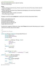 Because your method name is jms(), spring's magic bean wiring thing will automatically create a bean called jms. Java Programming Activity Text File Containing The Chegg Com