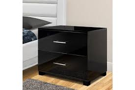 This simple piece can be used just about anywhere. Artiss Bedside Table Zara High Gloss Nightstand Black Kogan Com