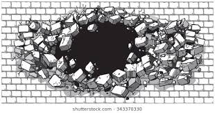 Black And White Bricks Clip Art Image Result For Busting Through Brick Wall Cartoon Clip Art Fancy Art Graffiti Wall