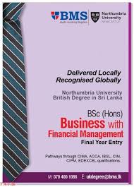 Bsc Hons In Business With Financial Managementය Business Management Degree Management Degree Business Management