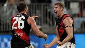North melbourne kangaroos vs essendon bombers preview. Essendon Into Afl Top Eight After 29 Point Comeback Against West Coast Suns Cats Saints Lions All Score Afl Wins Abc News