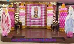 The colorful balloons, led balloons, & polka dot balloons would be used to decorate the venue that would add the right amount of fun to this event. Helium Gas Balloon Decorators In Chandigarh Birthday Balloon Decoration Birthday Balloon Decorations Balloon Decorations Balloon Decorations Party