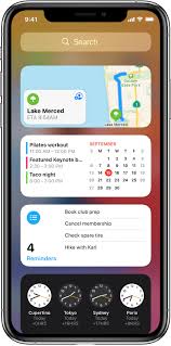 Add Widgets To The Iphone Home Screen Apple Support