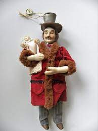 kurt adler bob cratchit ornament charles dickens a etsy bob cratchit vintage christmas christmas carol