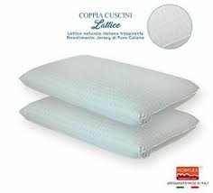Inoltre, ricevete un buono d'acquisto da chf. Coppia Cuscini Lattice Naturale Certificato Oeko Tex 70x43x10 12 100 Italiano Ebay