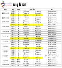 Lịch thi đấu thi đấu cup fa. Lá»‹ch Thi Ä'áº¥u Mon Bong Ä'a Nam Sea Games 30 Lá»‹ch Thi Ä'áº¥u U22 Viá»‡t Nam