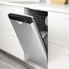 Renlig Built In Dishwasher Gray Stainless Steel Ikea Built In Dishwasher Small Dishwasher Under Sink Dishwasher