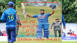 Bhuvi to fernando, edged and just wide of the 2nd slip! Big Sri Lankan Batsman Avishka Fernando S Maiden 50 In Odi Cricket 2019 Youtube