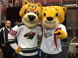 1000 x 750 jpeg 82kb. Nordy From The Minnesota Wild Is Hanging Out With Crash Iawild Minnesota Wild Mascot Crash